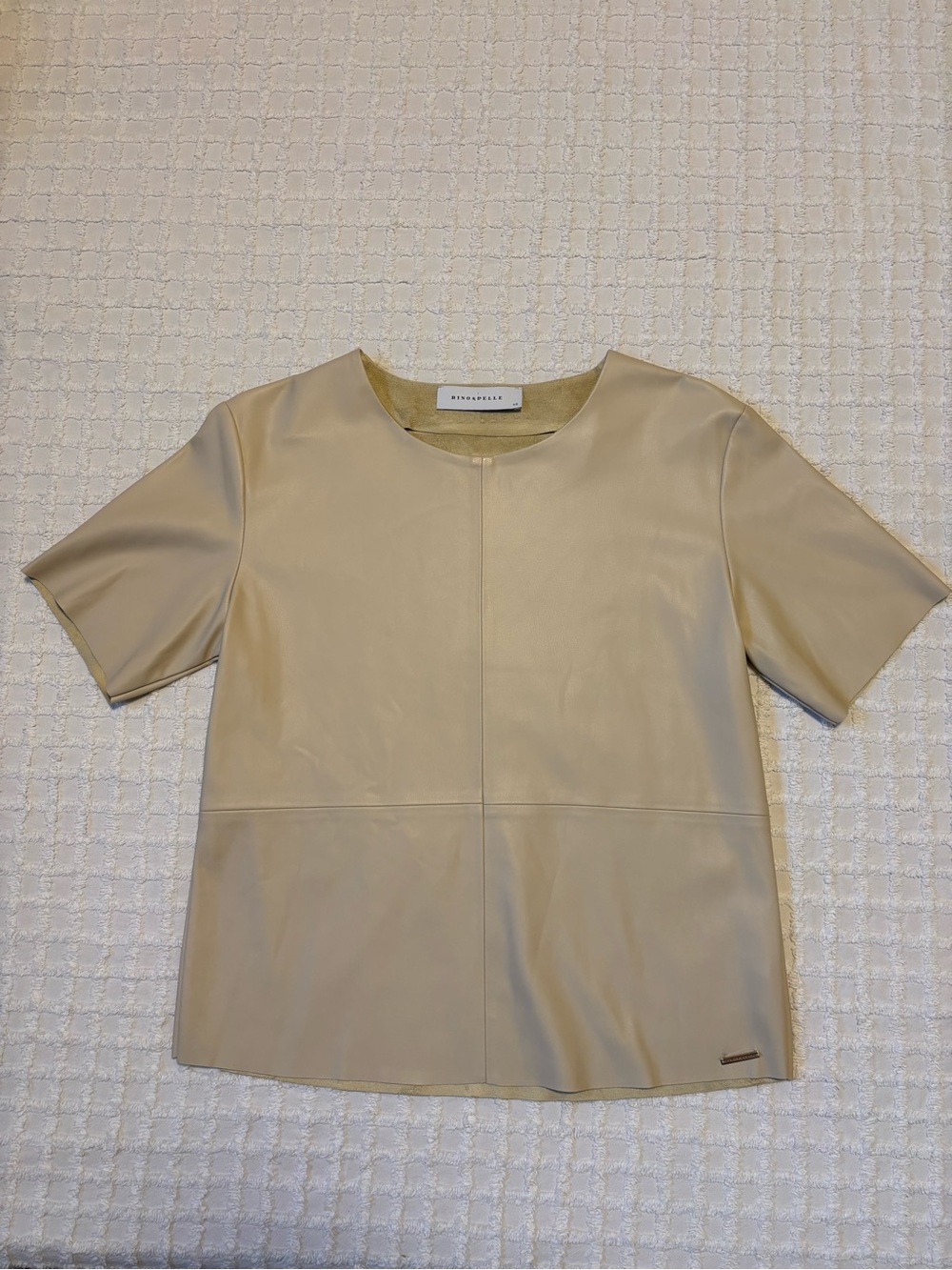 Rino & Pelle Vegan Leather top